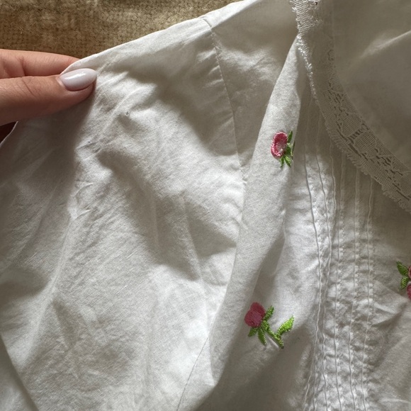 Batsheva White Floral Embroidered Top - Picture 4 of 7